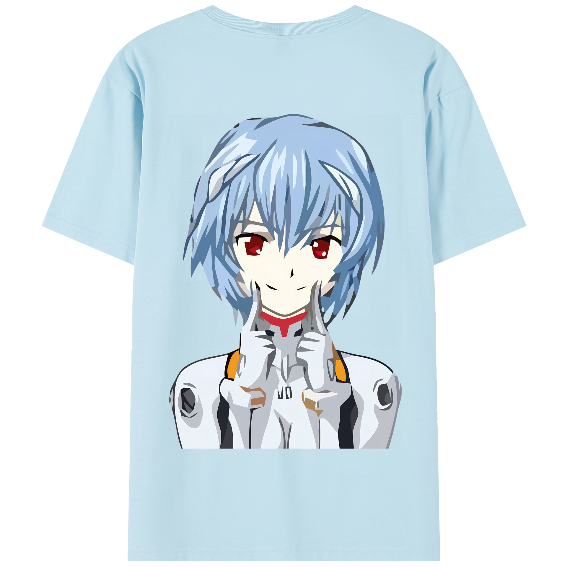 （画像用） EVA 新世紀エヴァンゲリオン 綿100％半袖Tシャツ（背面プリント）